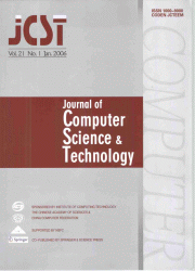 刊名：计算机科学技术学报(英文版)<br>浏览次数：6262